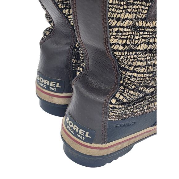 Sorel Tofino Boots Womens 9 Faux Fur Waterproof Winter Snow NL2388-231 Gorpcore - Picture 6 of 16